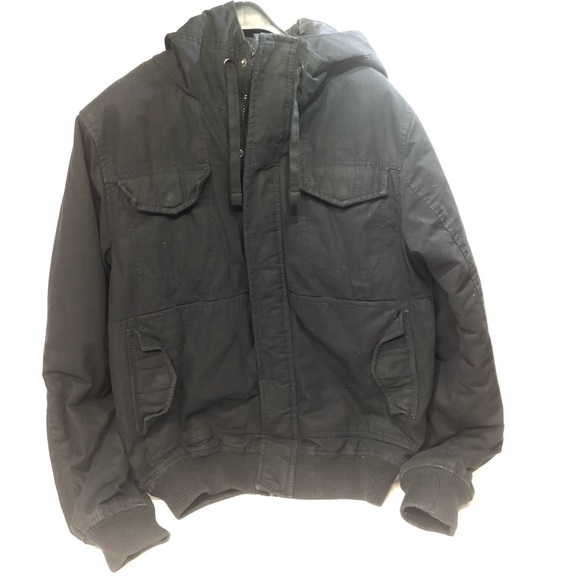 H&M Hooded Quilted Jacket Men’s Medium - Picture 2 of 5